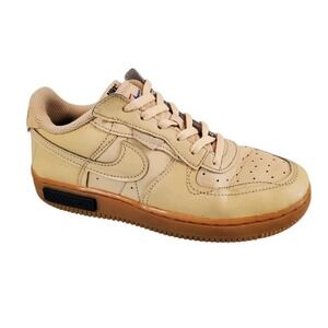 Nike Air Force 1 Fontanka Sesame Trainer Shoes 2.5 Y Ws 4 Wheat Beige DO6146-200